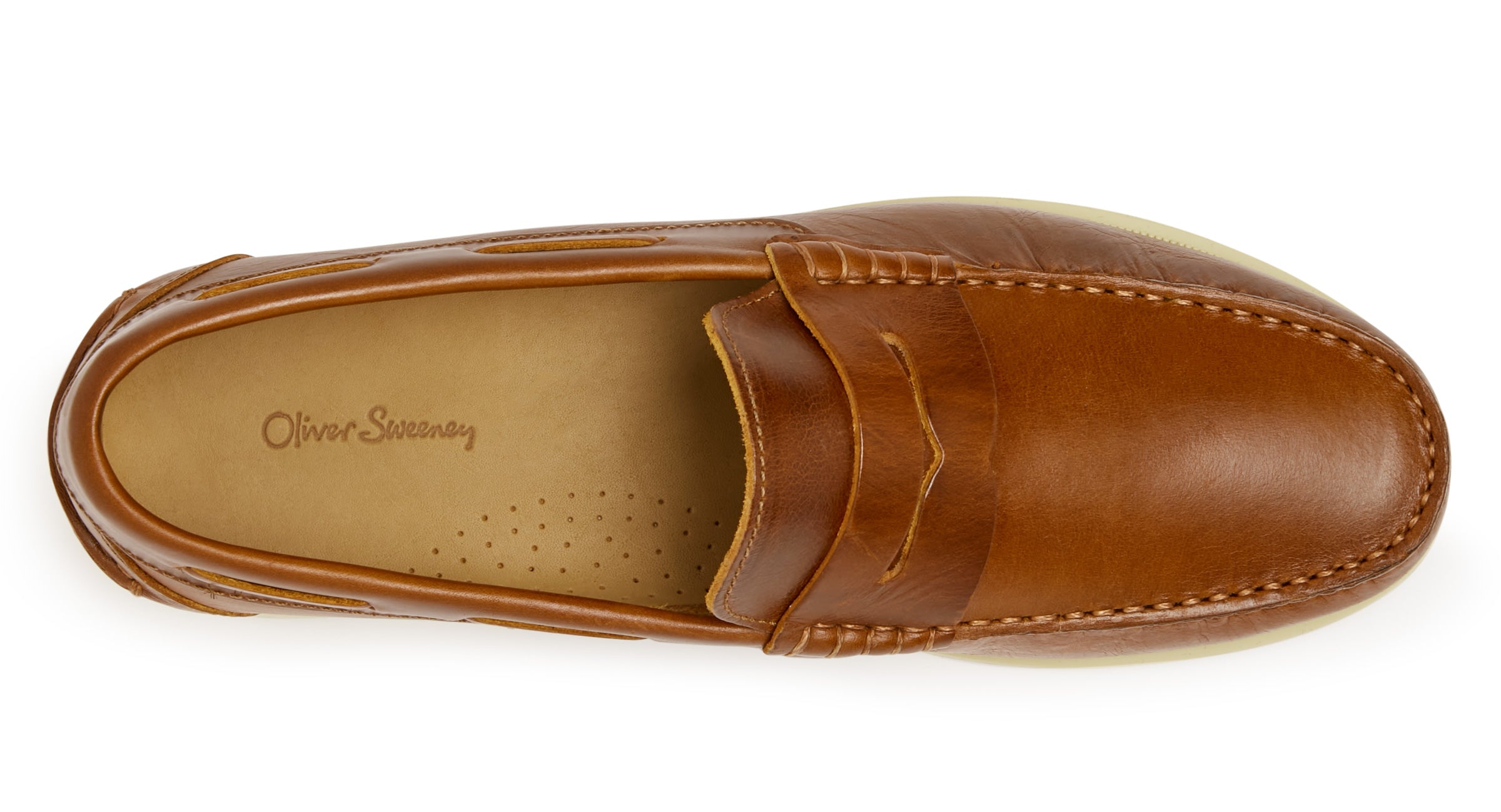 Menorca Tan Leather Moccasin Loafers Men's Shoes Oliver Sweeney
