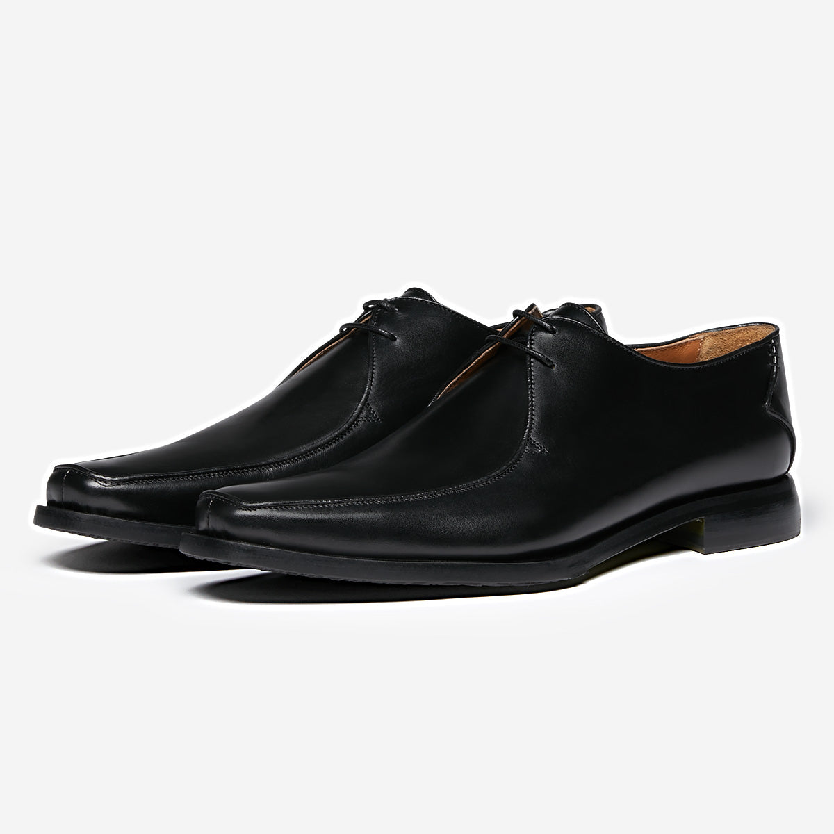 Napoli Black Leather Derby Shoe Men's Shoes Oliver Sweeney