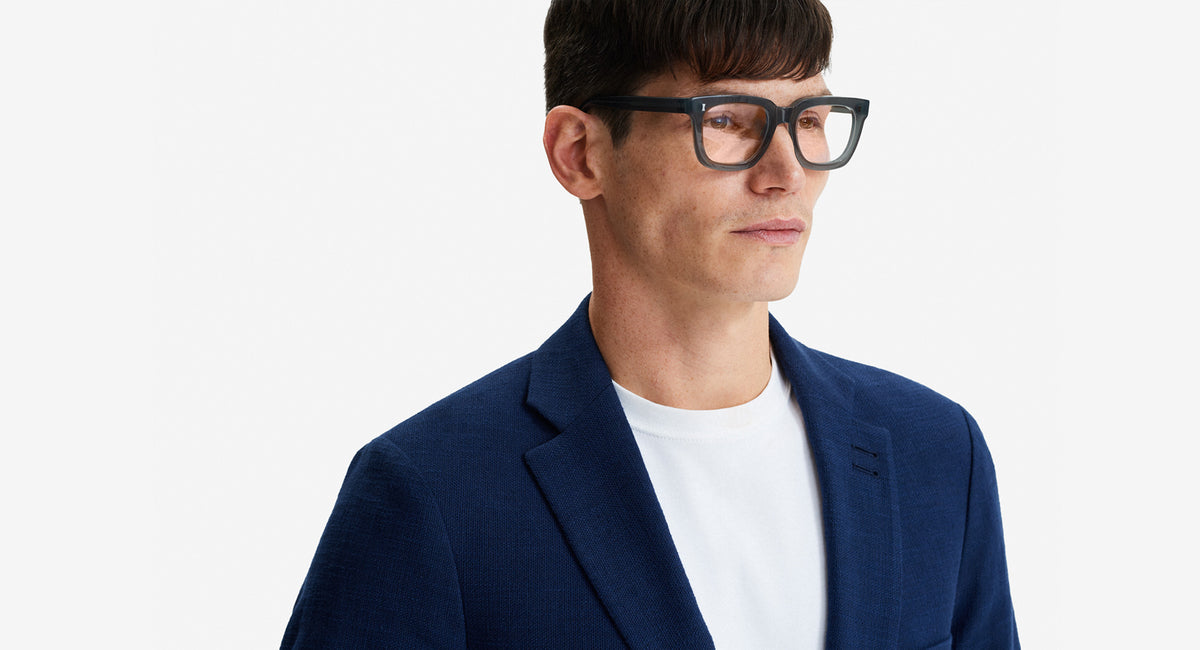 Oxton Navy | Men's Cotton/Linen Blazer | Men's Coats & Jackets | Oliver ...