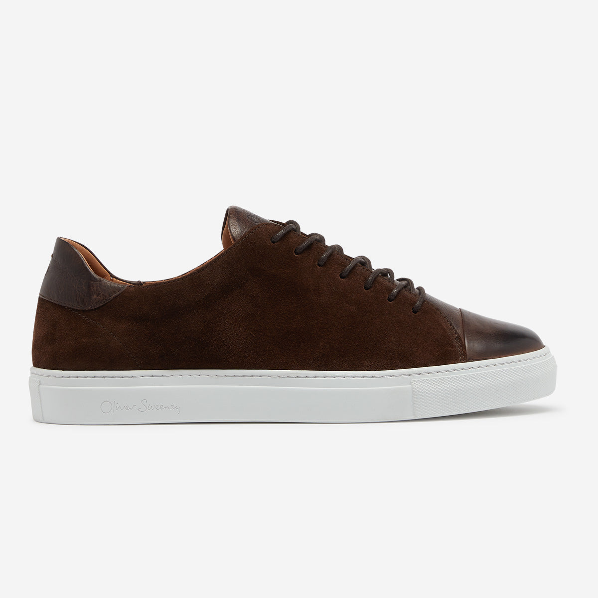 Osimo Brown Leather Trainer | Oliver Sweeney