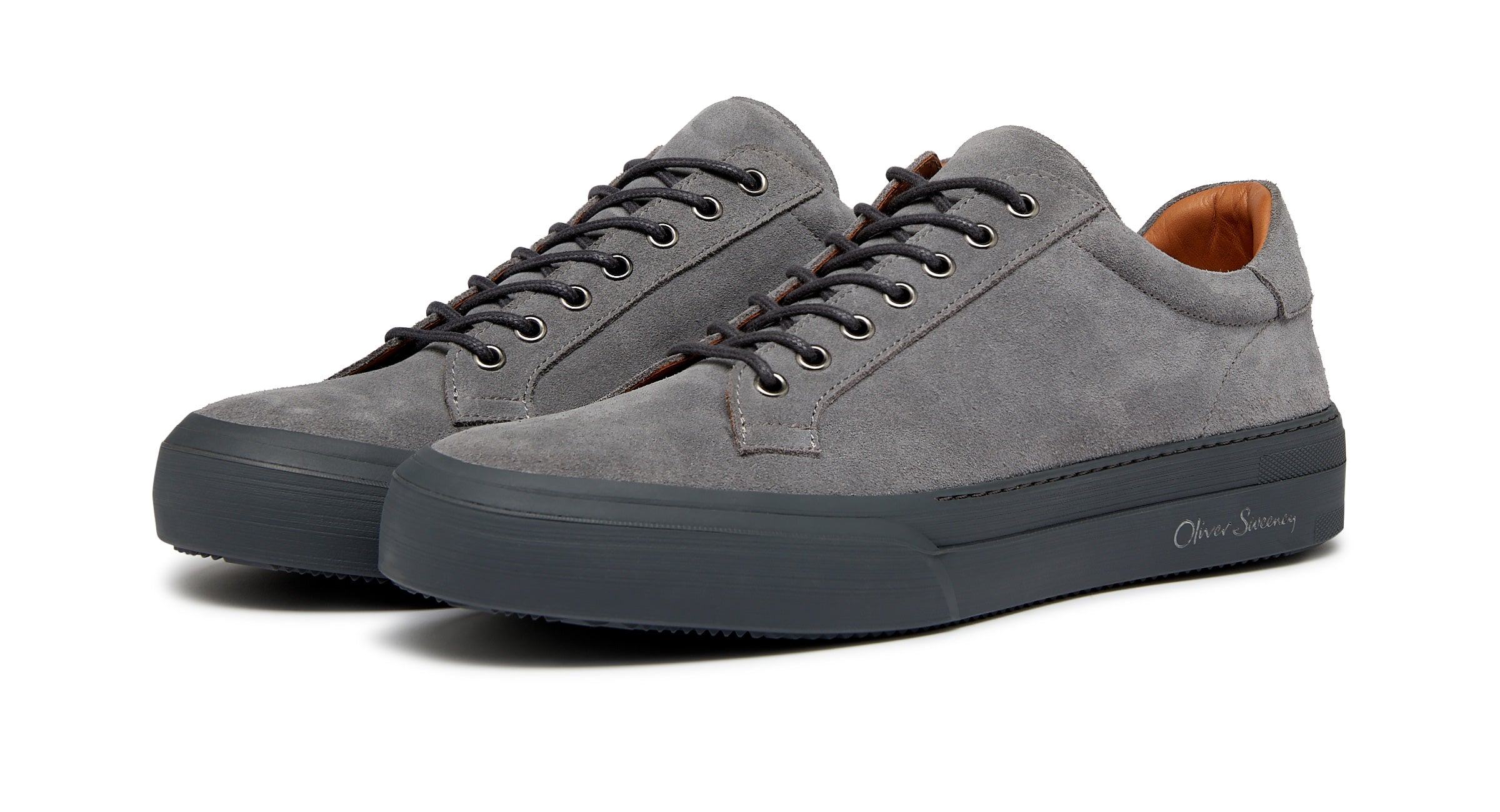 Penacova Grey Suede Cupsole Men s Trainer Oliver Sweeney