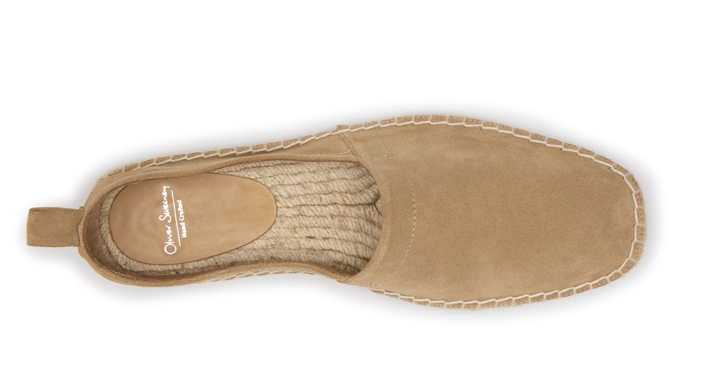 Rioja Sand Suede Espadrilles Men s Espadrilles Oliver Sweeney