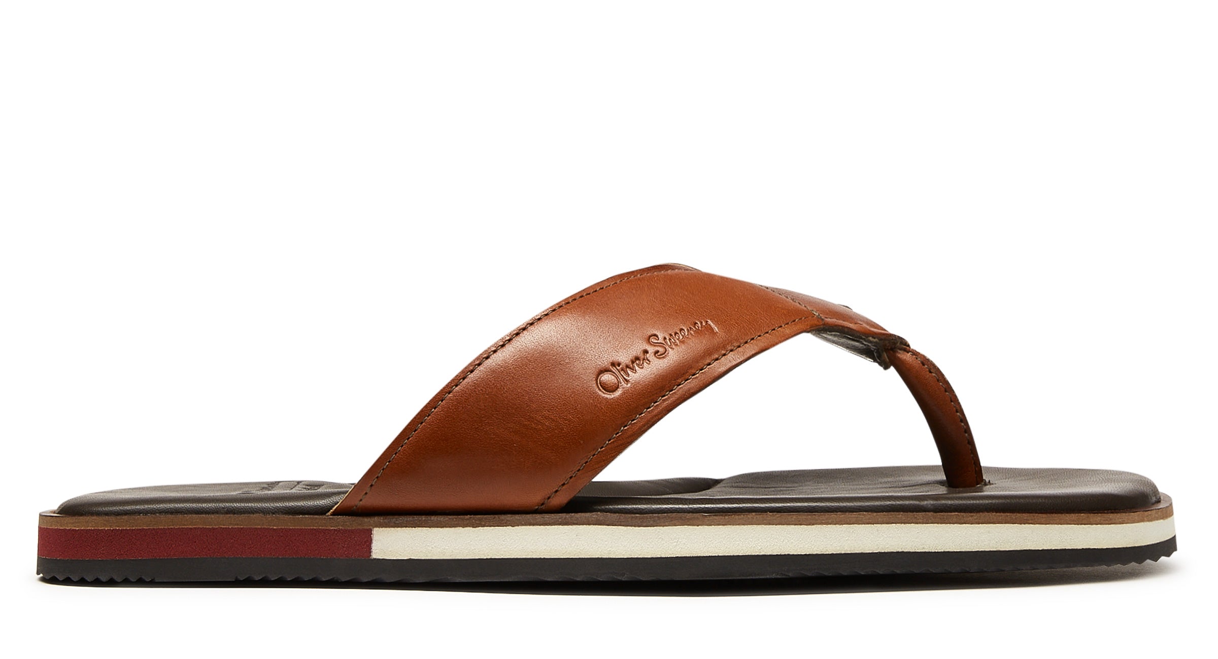 Saltash Tan Calf Leather Sandal Men's Sandals Oliver Sweeney