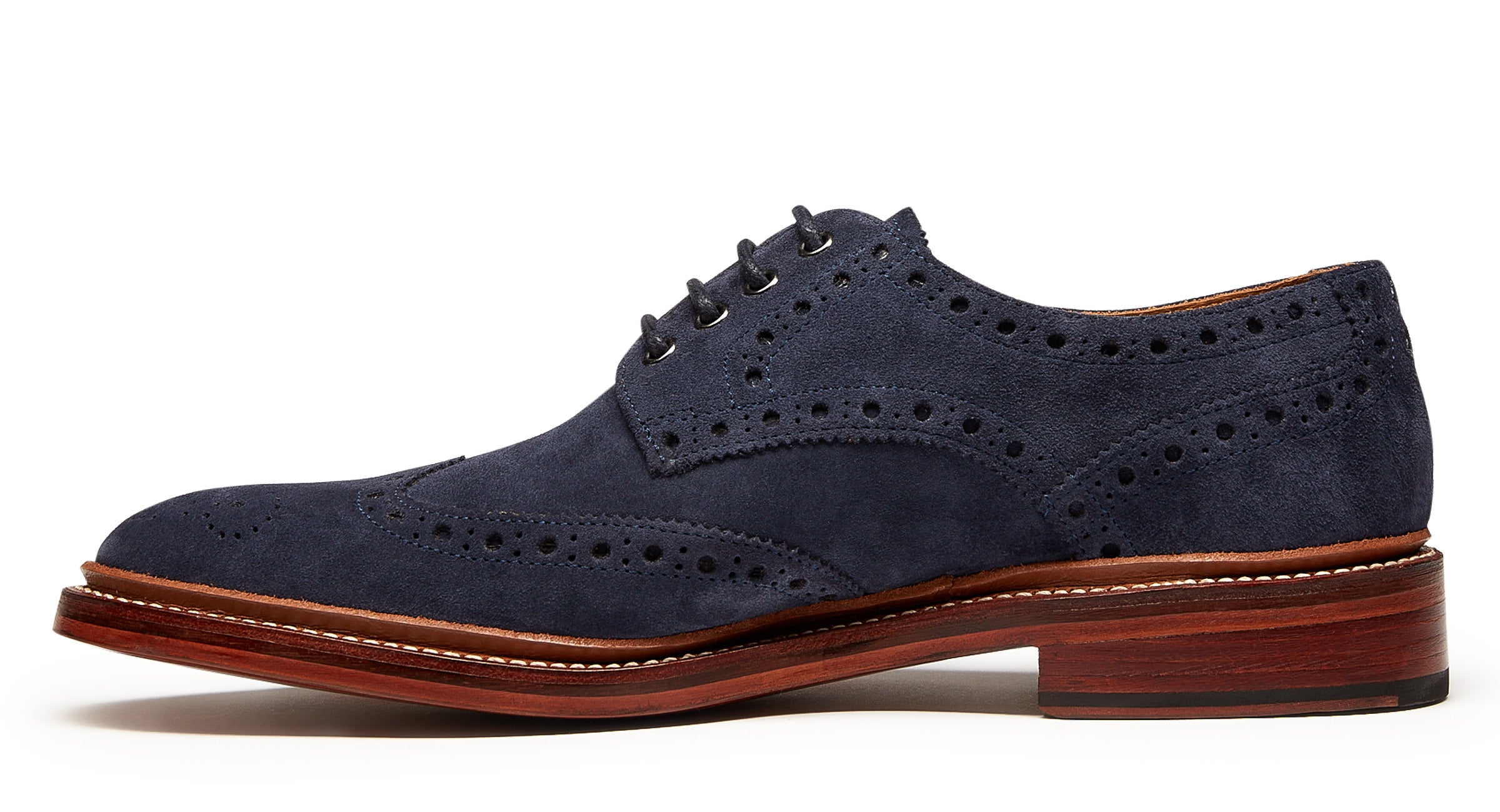 Blue suede brogues mens hotsell