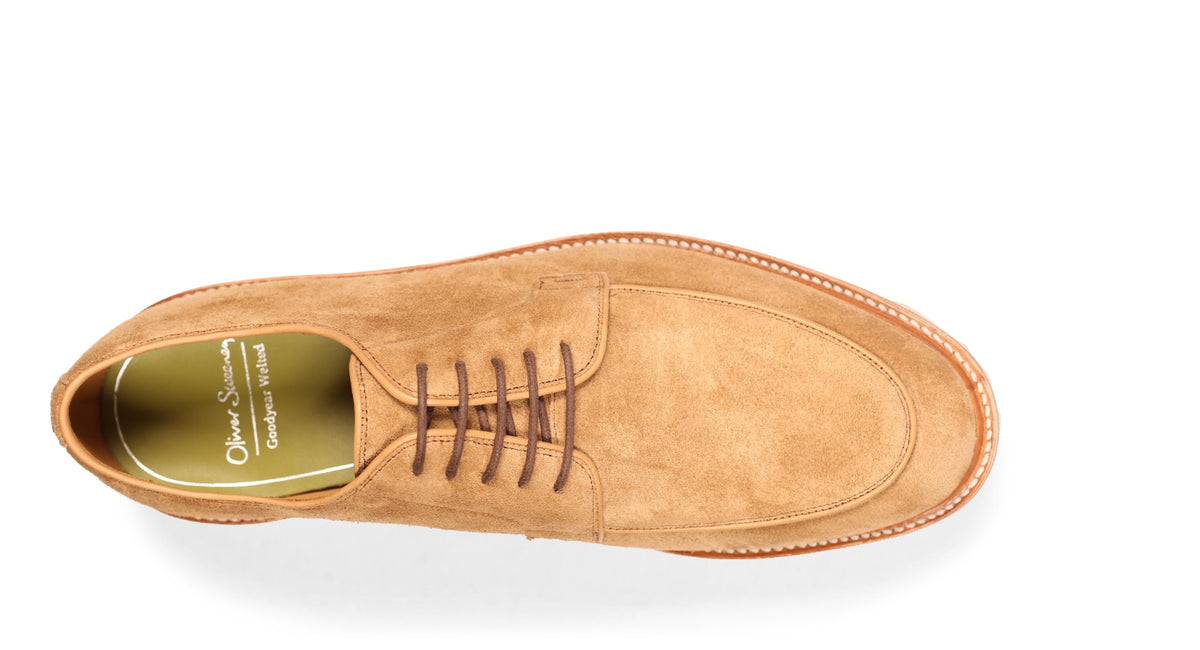 Sutterby Oat Suede Derby Shoe | Oliver Sweeney