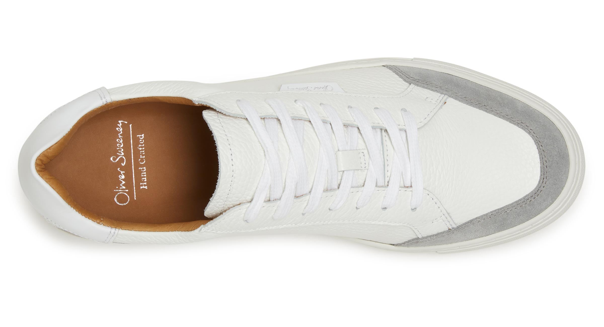 Serralves White Men's Leather Trainers Oliver Sweeney