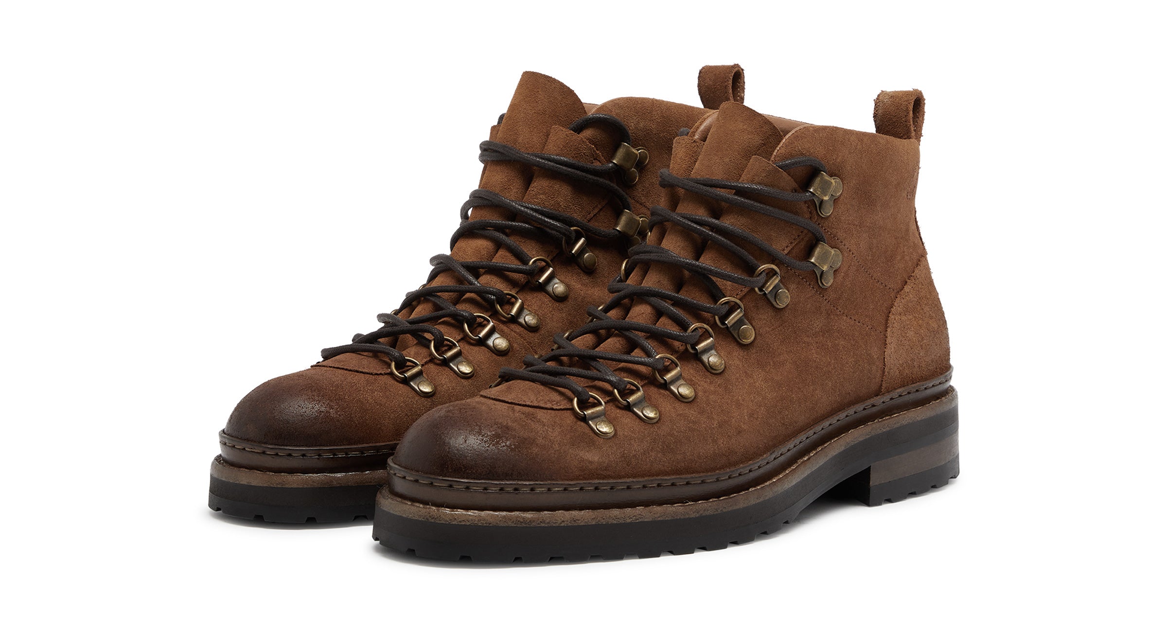Scarpone Brown Suede Hiker Boot Men's Boots Oliver Sweeney