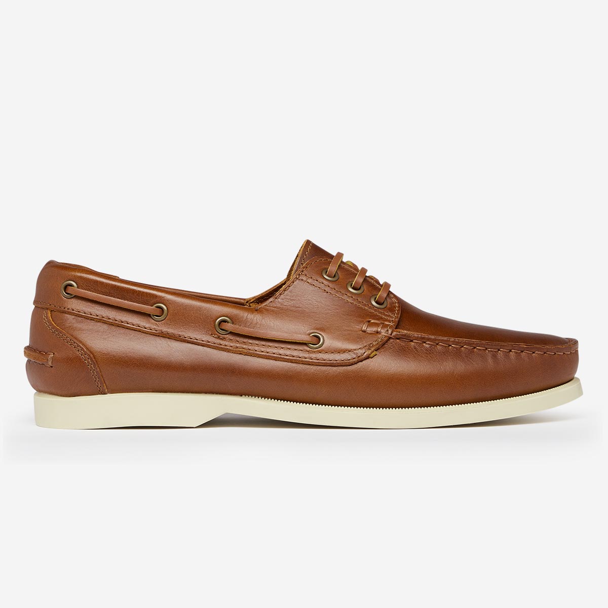 Mocassins Oliver Sweeney Blanc Crème - Taille UK 12 (homme) - Cuir - Occasion - Modèle Habillé Slip-on