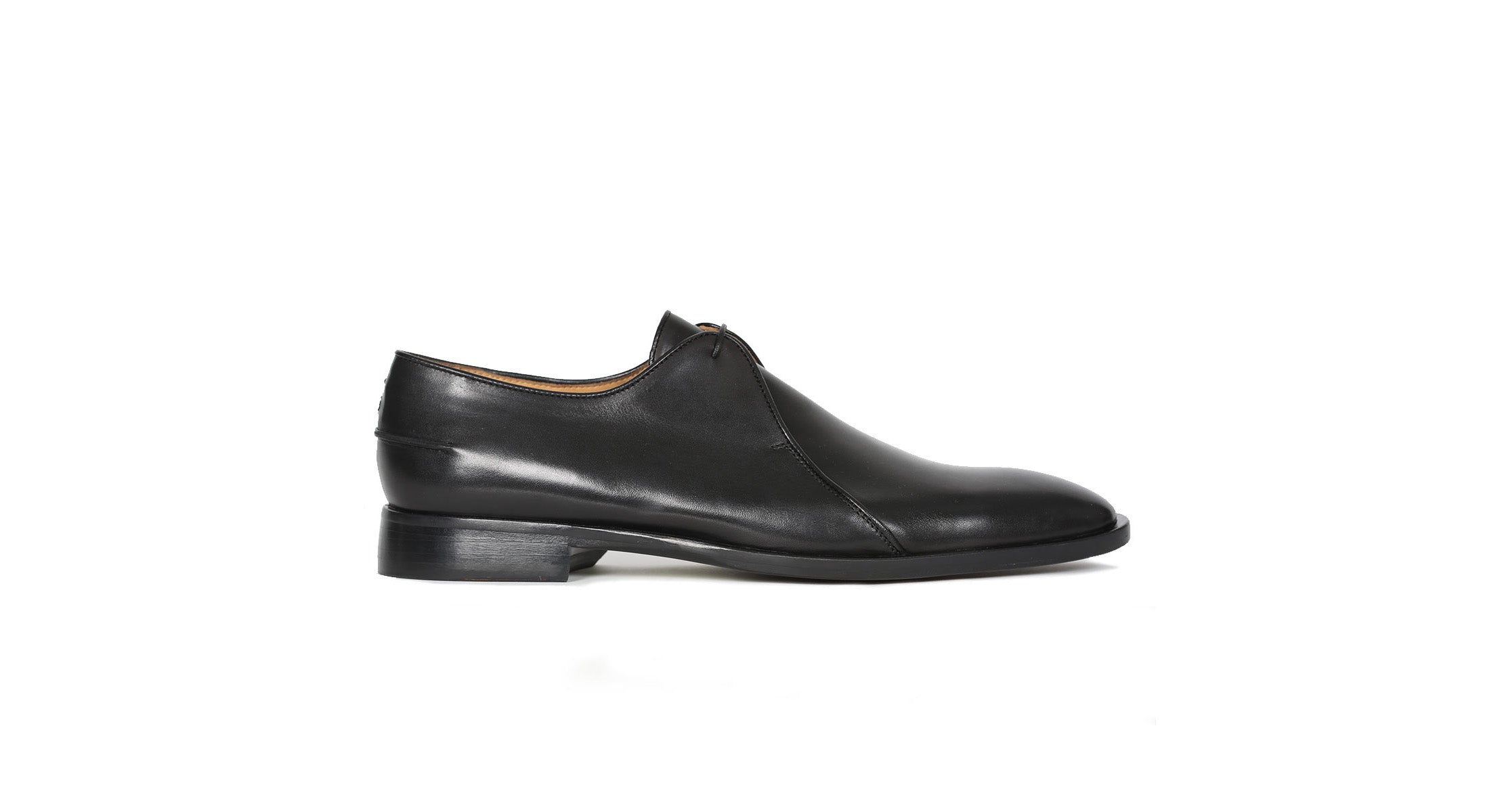Men's Designer Trissino Black Derby Shoe | Oliver Sweeney