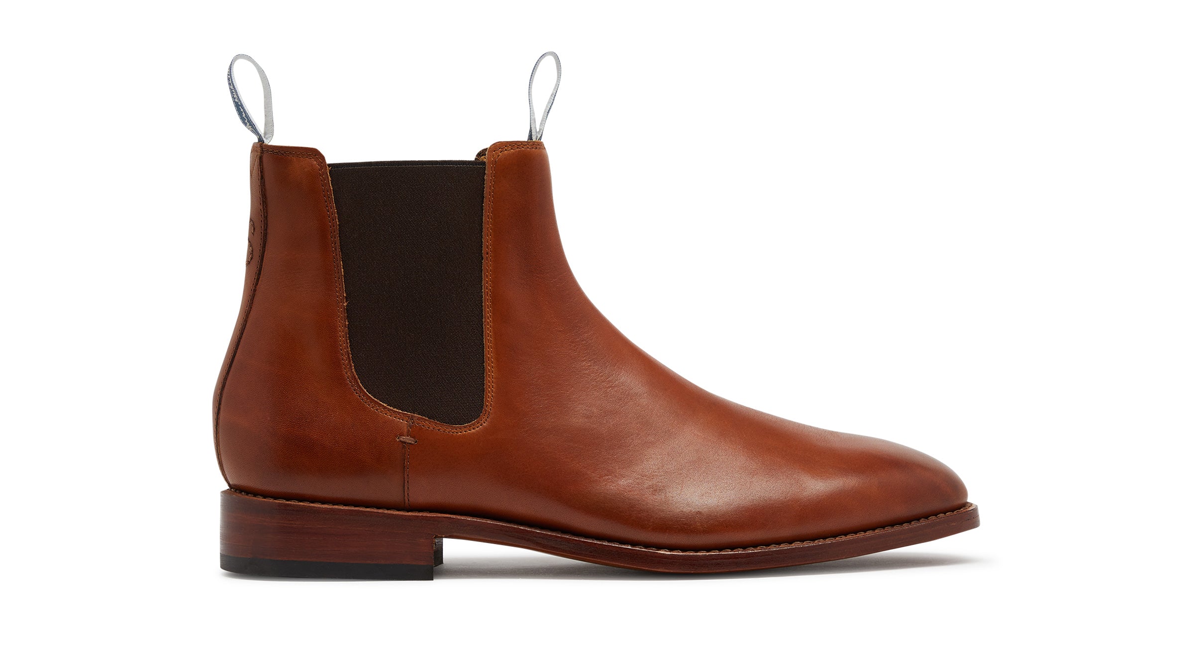 Tamine Dark Tan | Leather Chelsea Boot | Men's Boots | Oliver Sweeney