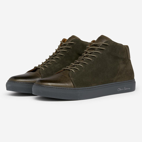 Torrejao Suede/Calf Leather Cupsole Trainers