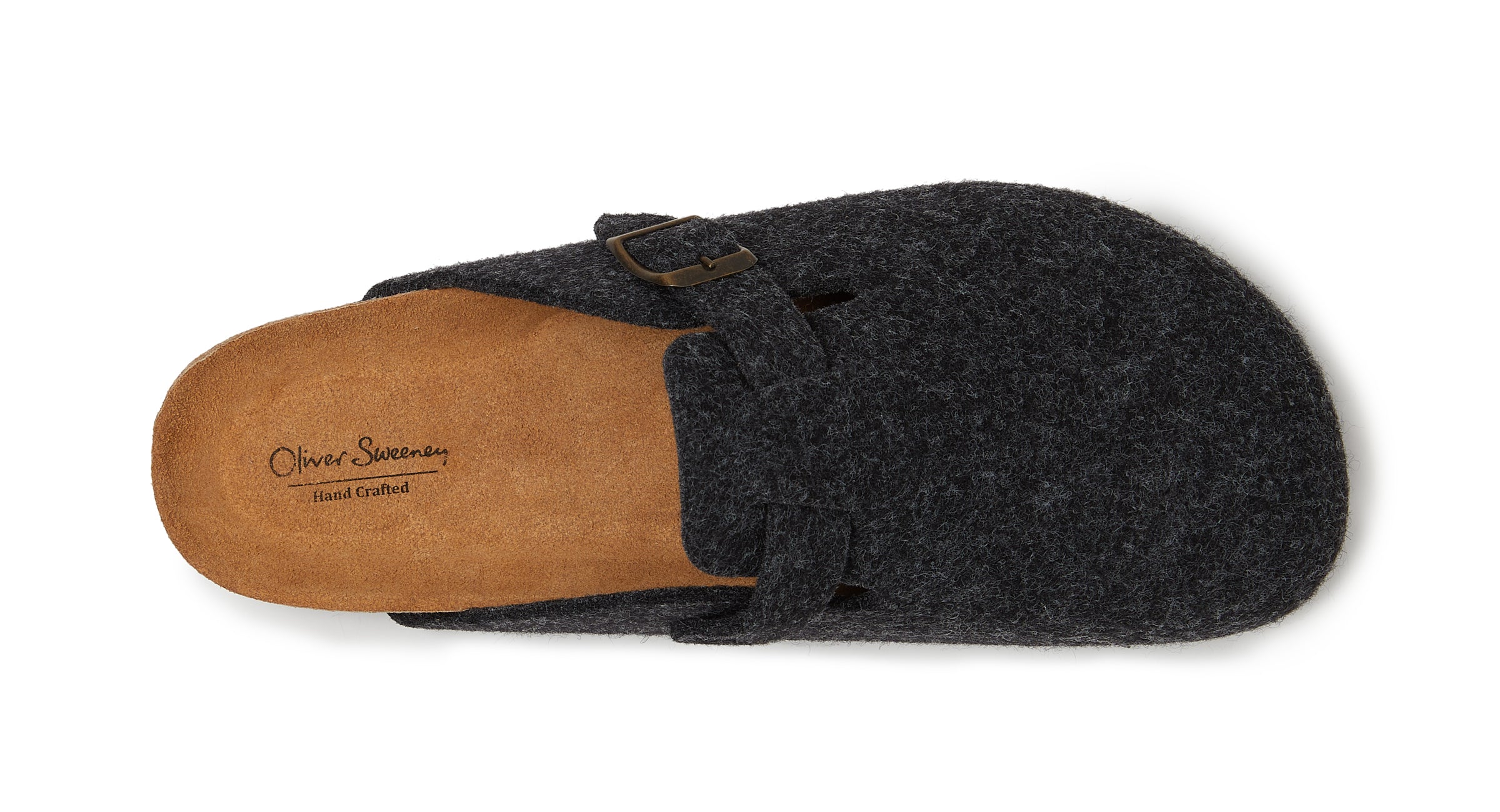 Valadares Charcoal Mule Slippers Men's Slippers Oliver Sweeney