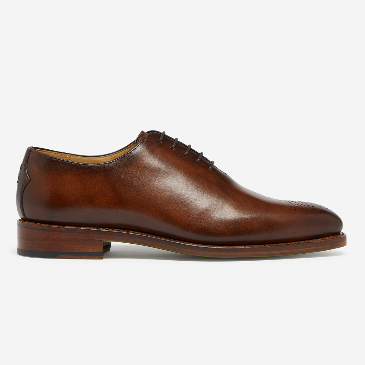 Yarford Cognac | Calf Leather Wholecut | Men's Shoes | Oliver Sweeney