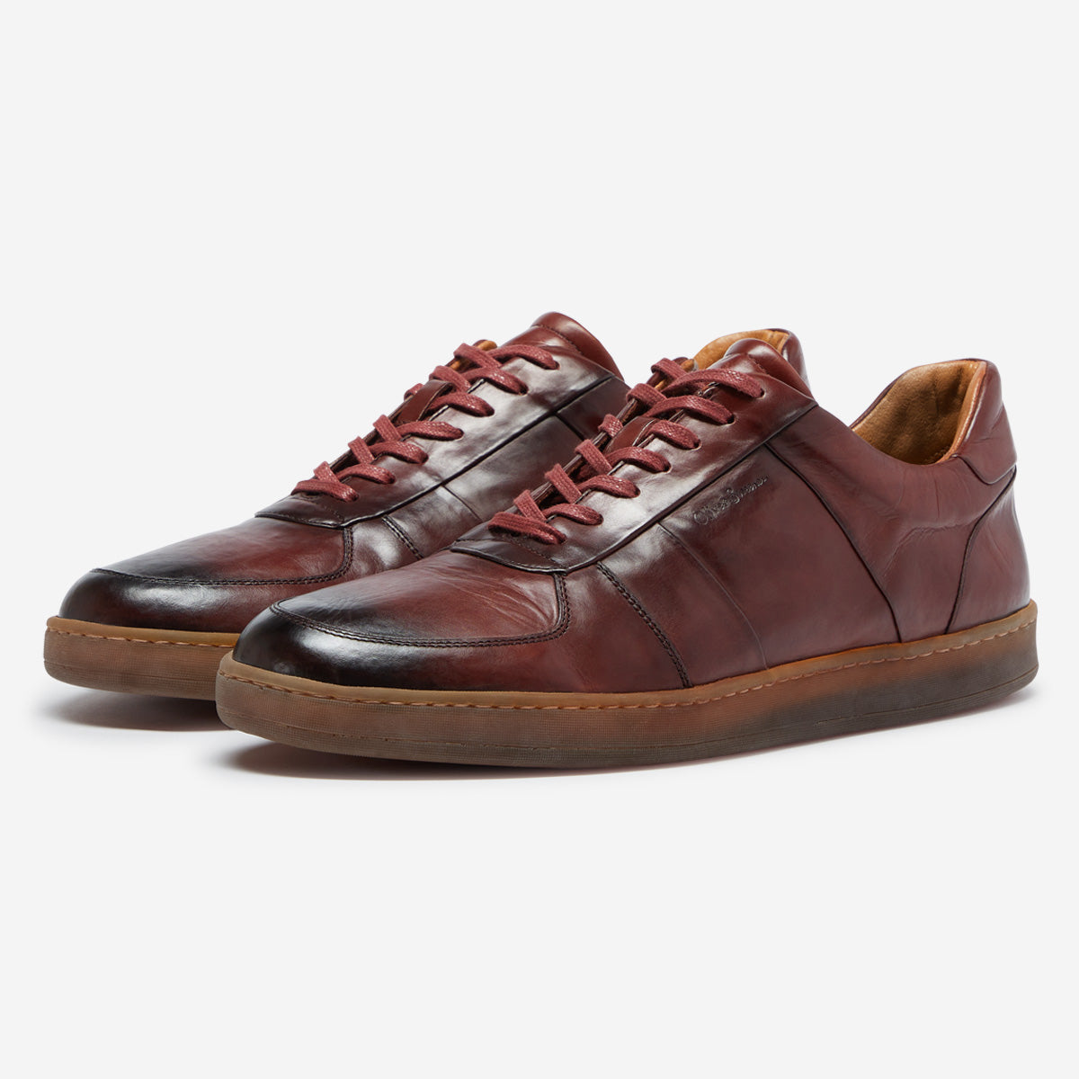 Mens burgundy trainers uk clearance