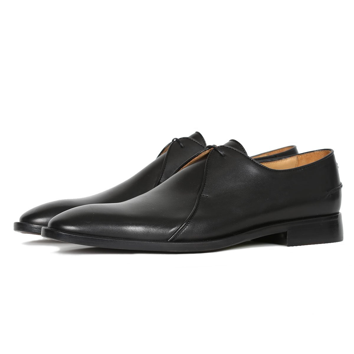 Men's Designer Trissino Black Derby Shoe | Oliver Sweeney